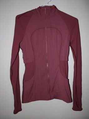 Lululemon Zip-Front Hooded Jacket - Dusty Rose